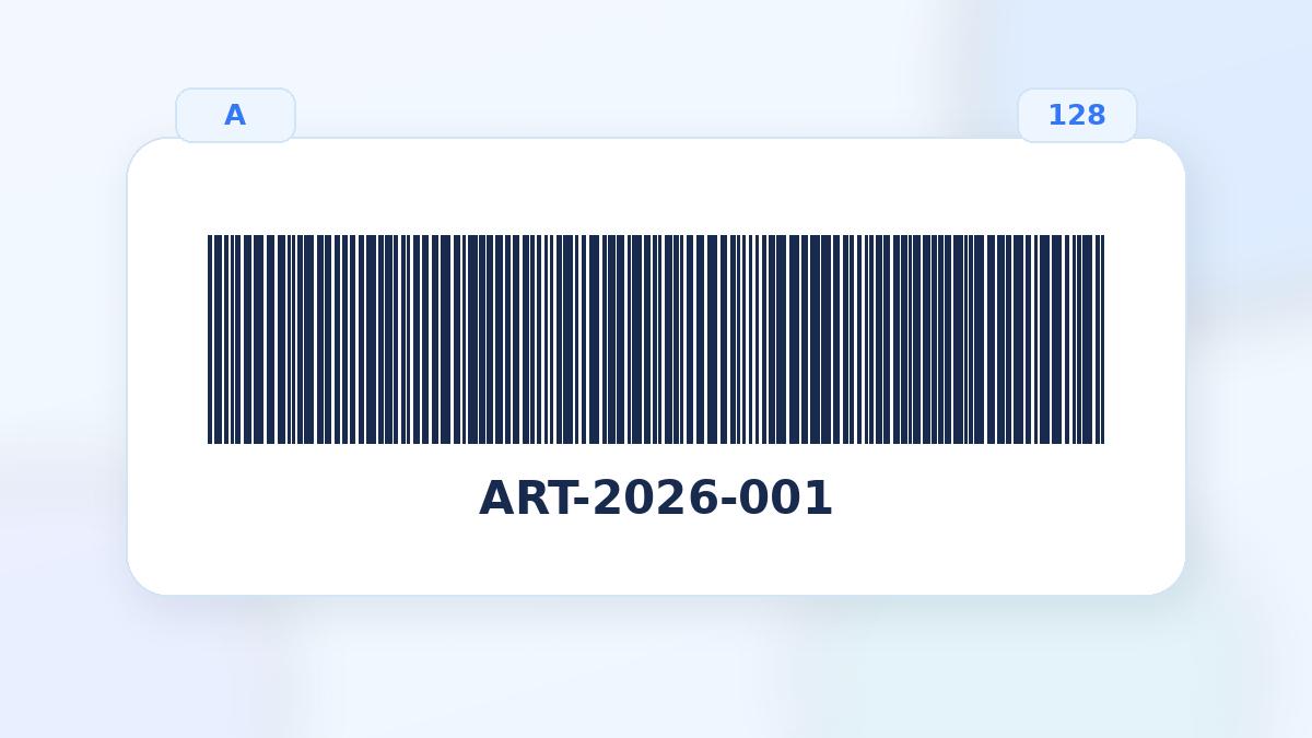 Штрихкод Code 128 для артикула и внутренней маркировки